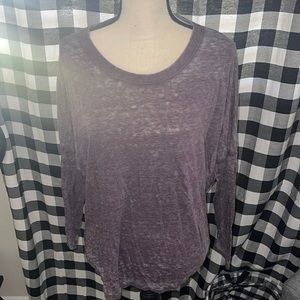 Chaser Medium long sleeve purple top